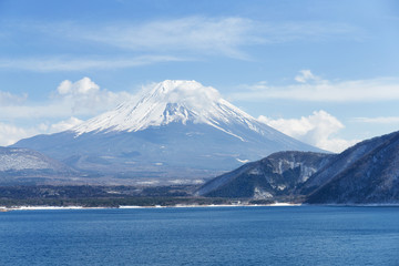 Lake and fujisan