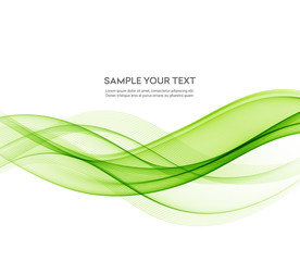 Aufkleber - Abstract vector background, futuristic wavy 