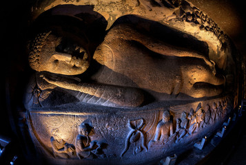 Wall Mural - Ellora caves in India