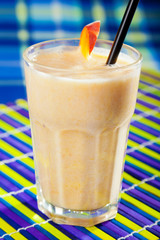 Canvas Print - Peach milkshake