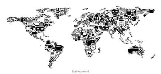  map of business world