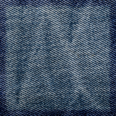 Canvas Print - Jeans texture for pattern and background