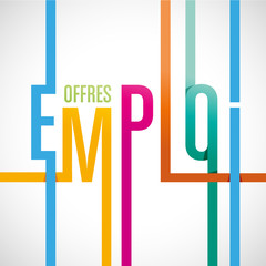 Wall Mural - offres d'emploi