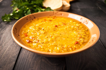 Red lentil soup