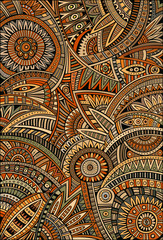 abstract vector tribal ethnic background pattern