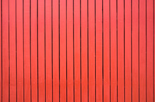Red Colored Wood Fence Texture Background