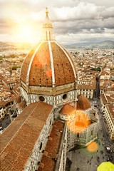 Wall Mural - Basilica di Santa Maria del Fiore (Duomo) in Florence, Italy