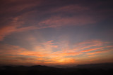 Fototapeta Na sufit - Colorful sunset on top of thailand mountain