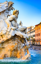 Piazza Navona, Rome In Italy