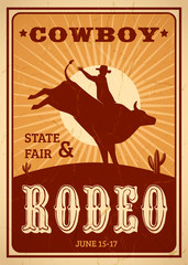 Sticker - Advertisement Rodeo Poster