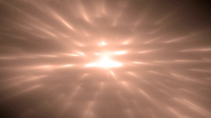 Wall Mural - beautiful background orange with glitter stars and rays . seamless loop.
