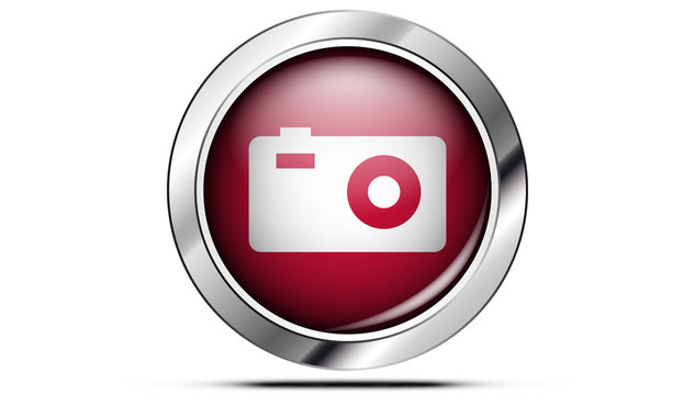 Picto appareil photo bridge rouge