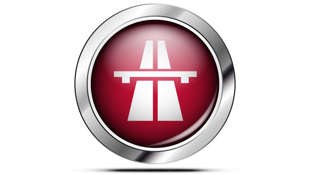 Picto autoroute rouge