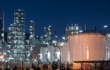 Oil refinery gas industry plant of petroleum