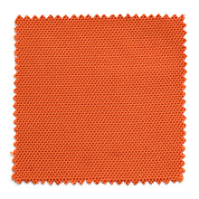Orange Fabric Swatch Samples Isolated On White Background