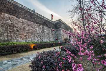 Wall Mural - ancient city wall, zhonghua gate, Nanjing, China