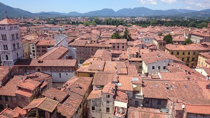 Wall Mural - Lucca in Tuscany, Italy