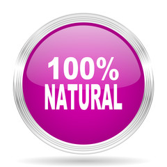 Aufkleber - natural pink modern web design glossy circle icon