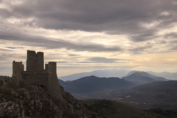 Wall Mural - Rocca Calascio al tramonto