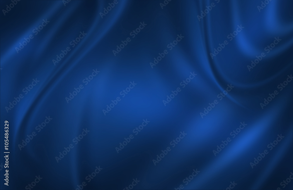 Blue satin cloth background - obrazy, fototapety, plakaty 