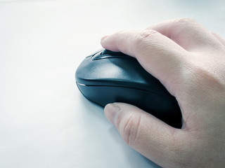 Hand and mouse