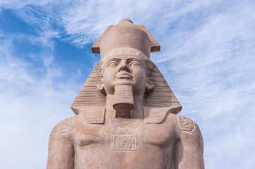  The Statue of ancient egyptian pharaoh king Ramses, on March 2 in Sharm el-Sheikh Egypt
