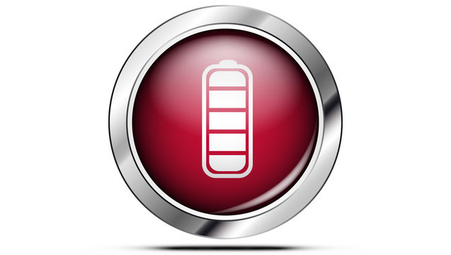 Picto batterie 1 rouge