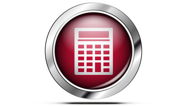 Picto calculatrice rouge