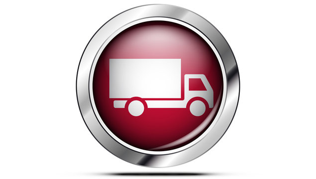 Picto camion livraison rouge