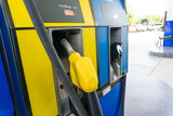 Fototapeta  - Colorful fuel oil gasoline dispenser