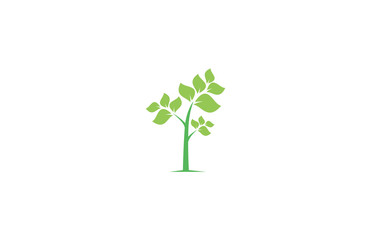 Sticker - tree eco logo