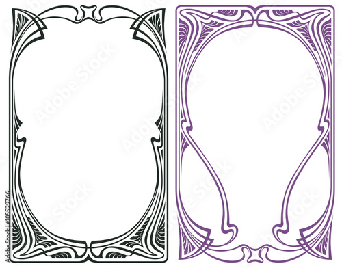 Láminas Vector abstract framework from the bound flowers and plants