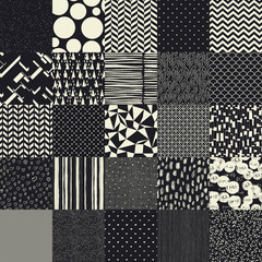 Aufkleber - 25 seamless different vector patterns.