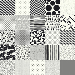 Aufkleber - 25 seamless different vector patterns.