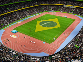 Canvas Print - Stadion Leichtathletik 2