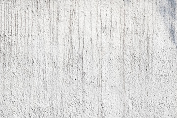 Poster - surface of old white plaster walls texture background