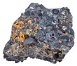 hematite (iron ore) with magnetite crystals