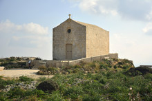 Chapel Of St Mary Magdalene, Built In The 17th Century, In Dingli, Malta.