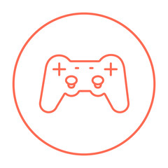 Sticker - Joystick line icon