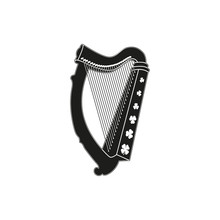Symbol Of  Saint Patrick Day Harp