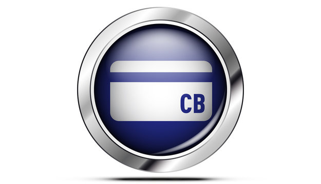 Picto carte CB bleu