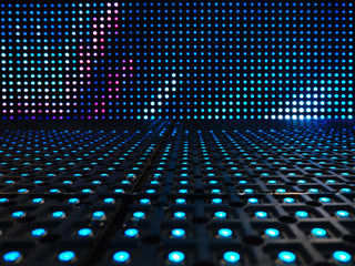 Poster - Led light digital Pattern Technology system Abstract background