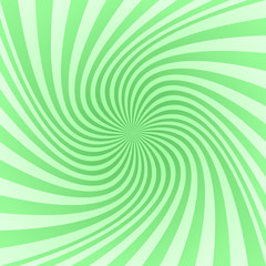 Poster - Green spiral pattern background