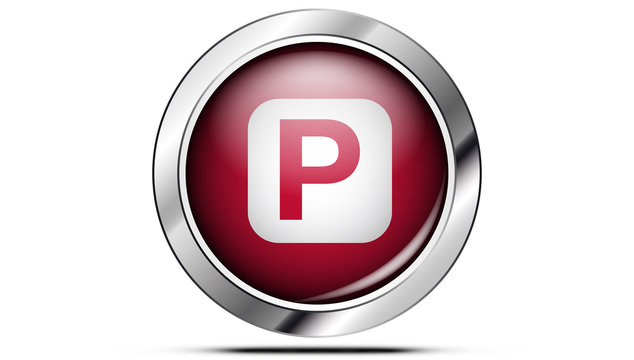 Picto parking rouge