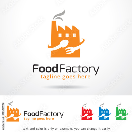 Food Factory Logo Template Design Vector Buy This Stock Vector