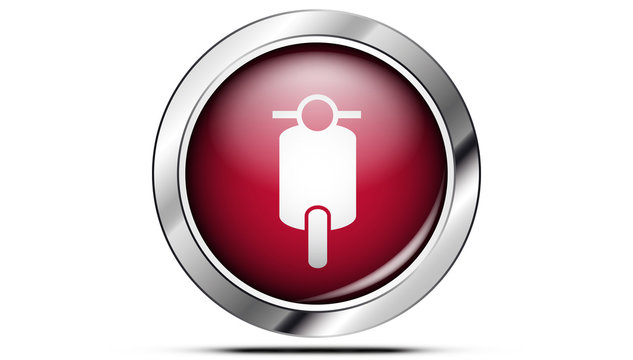 Picto scooter rouge