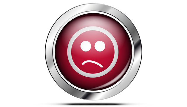 Picto smiley 1 rouge