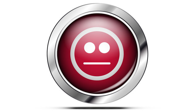 Picto smiley 2 rouge