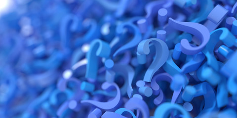Poster - infinite question marks