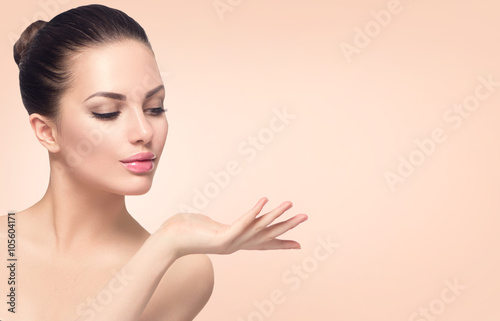 Fotografie, Tablou Beauty spa woman with perfect skin